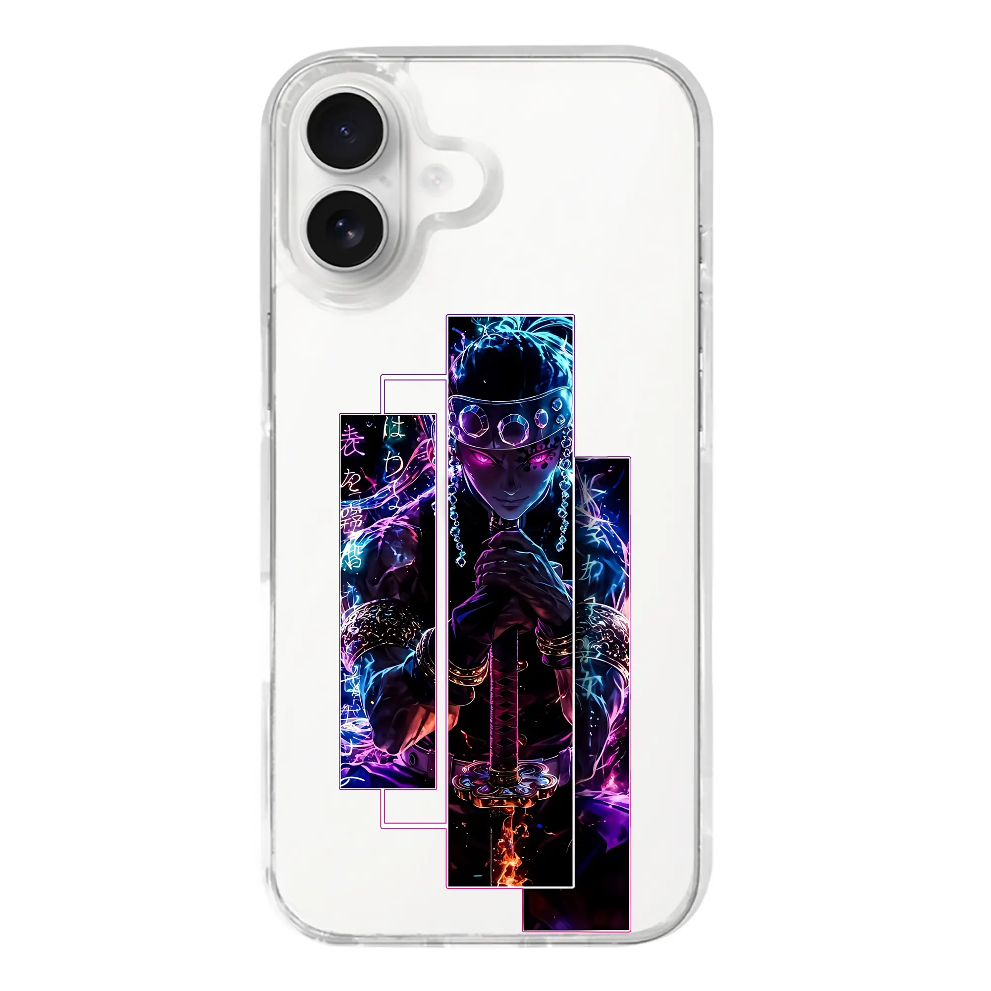 鬼滅の刃 グッズ,宇髄 天元 - iPhone 17シリーズ 透明スマホケース – 薄型・耐衝撃・精密フィット保護カバー